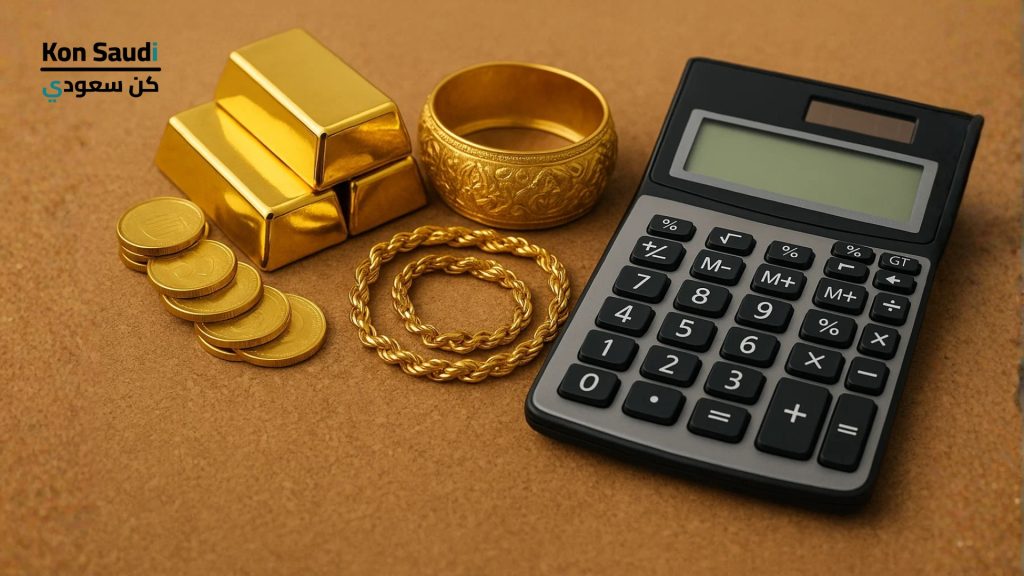حاسبة زكاة الذهب | زكاة الذهب لكل تولة في المملكة العربية السعودية