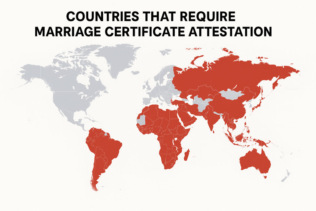 Countries That Require Marriage Certificate Attestation